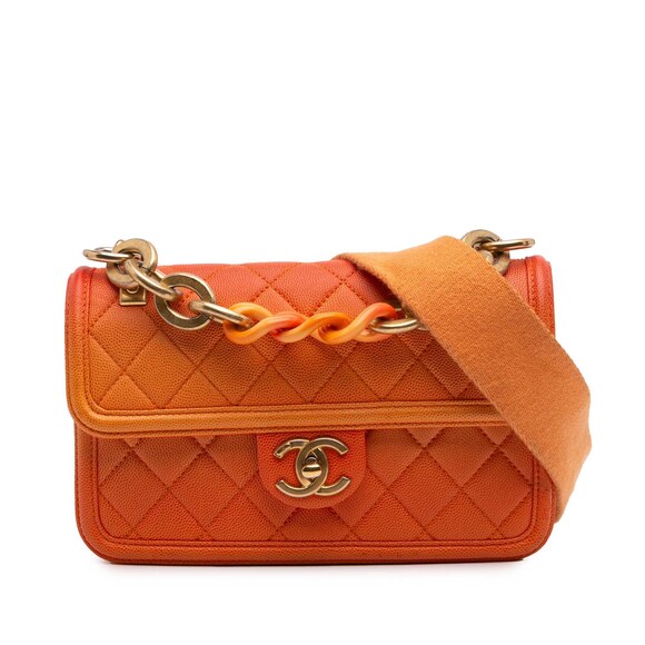 Chanel Handbags - Pre-Loved Chanel Small Quilted Caviar Sunset On The Sea Flap